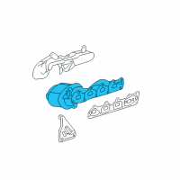 OEM 2009 Pontiac G6 Manifold Diagram - 19420198