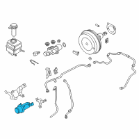 OEM 2016 BMW ActiveHybrid 5 Vacuum Pump Diagram - 34-33-6-857-404