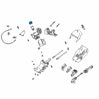 OEM 1999 BMW 750iL Ring Antenna Diagram - 61-35-6-964-556