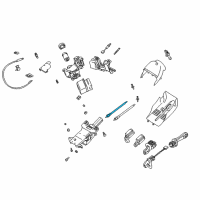 OEM 2000 BMW 740iL Shaft Vertical Adjusting Diagram - 32-31-6-760-684