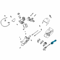 OEM 1997 BMW 528i Wiper Switch Diagram - 61-31-8-352-171