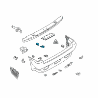 OEM 2006 BMW 525xi Parking Aid Sensor Diagram - 66-20-6-989-069