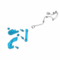 OEM 2016 Hyundai Genesis Unit Assembly-HEADLAMP Automatic LEVELLING Diagram - 92190-B1090