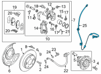 OEM 2020 Kia Niro EV Wiring-EPB Conn Ex Diagram - 59795Q4000