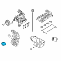 OEM 2022 Jeep Renegade Gasket-Timing Case Cover Diagram - 68440222AA