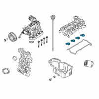 OEM 2021 Jeep Renegade Gasket-Spark Plug Well Diagram - 68439756AA