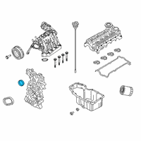 OEM 2020 Jeep Renegade Gasket-Timing Case Cover Diagram - 68523639AA