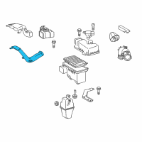 OEM Toyota Highlander Air Inlet Diagram - 17751-0V030