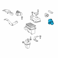OEM Toyota Highlander Air Hose Diagram - 17881-0V040