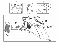 OEM 2022 Chevrolet Tahoe Seat Switch Diagram - 84721607