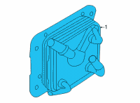 OEM 2022 Nissan Altima Cooler Assembly-Auto Transmission Diagram - 21606-28X0C