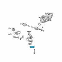 OEM 2012 Jeep Compass SPACER-Differential Diagram - 5105833AB