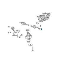 OEM Chrysler Cirrus Retainer Diagram - 6503685