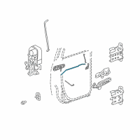 OEM 2003 Dodge Ram 3500 Link-Inside Remote Diagram - 55276149AB