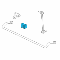 OEM 2007 Honda Ridgeline Bush, Stabilizer Holder Diagram - 52306-SJC-A01