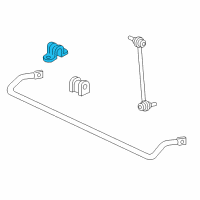 OEM Honda Ridgeline Holder, Stabilizer Bush Diagram - 52308-SJC-A00