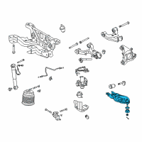 OEM 2012 Toyota Sequoia Rear Lower Control Arm Diagram - 48730-09010