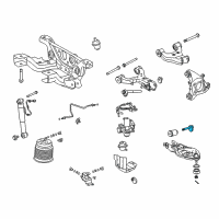 OEM 2009 Toyota Sequoia Rear Lower Control Arm Adjust Bolt Diagram - 48409-0C030