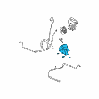 OEM 2005 Pontiac Montana Reservoir Kit, P/S Fluid Diagram - 26048008