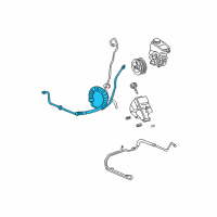 OEM 2003 Buick Rendezvous Hose Asm-P/S Gear Inlet Diagram - 15777621