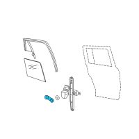 OEM 2007 Jeep Compass Handle-Window Regulator Diagram - FW80BDA