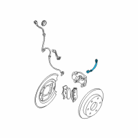 OEM 2004 Nissan Xterra Hose Assy-Brake Diagram - 46210-ZV11A