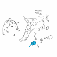 OEM 2020 Honda Accord Adapter Assy., Fuel Cap Diagram - 74480-TVA-A00