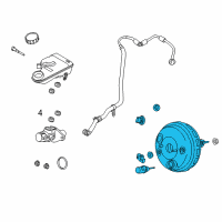 OEM 2015 Ford C-Max Booster Assembly Diagram - CV6Z-2005-H