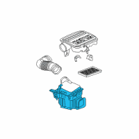 OEM 2004 Dodge Durango Body-Air Cleaner Diagram - 53032529AD