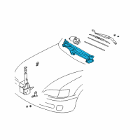 OEM 2002 Toyota Camry Front Transmission Diagram - 85150-33150