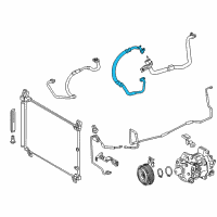 OEM 2020 Lexus IS300 Hose, Suction Diagram - 88712-53230