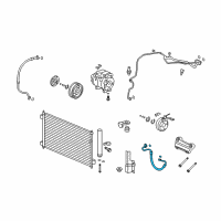 OEM 2012 Honda Accord Hose, Discharge Diagram - 80315-TA5-A01