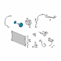 OEM 2012 Honda Crosstour Clutch Set Diagram - 38900-RKC-003