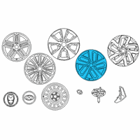 OEM 2022 Hyundai Kona Electric WHEEL ASSY-ALUMINIUM Diagram - 52910-J9700
