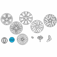 OEM Hyundai Kona Electric WHEEL ASSY-ALUMINIUM Diagram - 52910-J9850