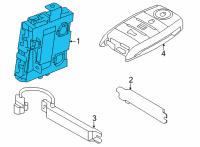 OEM Kia Niro EV MODULE ASSY-SMART KE Diagram - 95480Q4501
