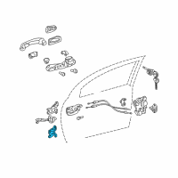 OEM 2005 Scion xA Lower Hinge Diagram - 68730-02030