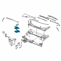 OEM Oldsmobile Wiper Motor Diagram - 12368685