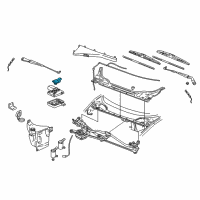 OEM 2005 Chevrolet Venture Arm Asm, Windshield Wiper Motor Crank Diagram - 12494825