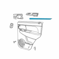 OEM 2010 Jeep Liberty WEATHERSTRIP-Rear Door Belt Inner Diagram - 5112250AB