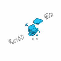 OEM BMW Intake Silencer Diagram - 13-71-7-537-727