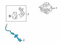 OEM Lincoln Nautilus Shift Control Cable Diagram - KT4Z-7D246-N