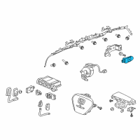 OEM 2008 Honda Element Sensor Assy., FR. Crash (Trw) Diagram - 77930-SCV-A01