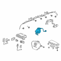 OEM 2009 Honda Element Reel Assembly, Cable (Furukawa) Diagram - 77900-SCV-A51