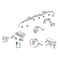 OEM 2009 Honda Element OPDS Unit Diagram - 81169-SCV-L01