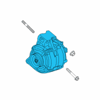 OEM 2015 Chevrolet Impala Limited Alternator Diagram - 23106528