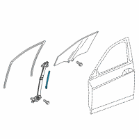 OEM 2019 Honda Accord Sash, L. FR. Door Center (Lower) Diagram - 72271-TVA-A01