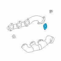 OEM 2007 Chrysler Crossfire Gasket-Exhaust Manifold Diagram - 5096516AA