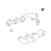 OEM Dodge Sprinter 2500 Nut-Exhaust Manifold Diagram - 6104728AA