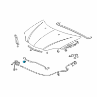 OEM Honda Insight Holder, Rod Diagram - 90602-S10-003